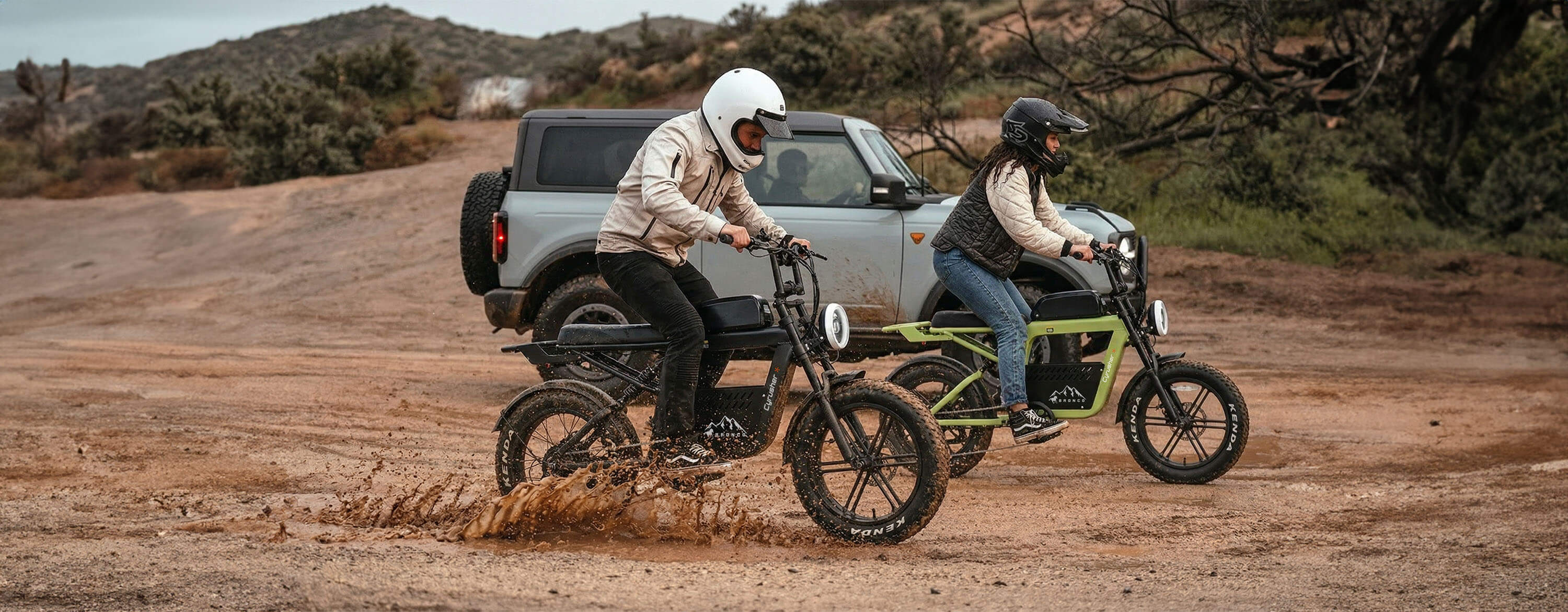 Cyrusher Bronco Moped-Style Electric Bike - Image 11