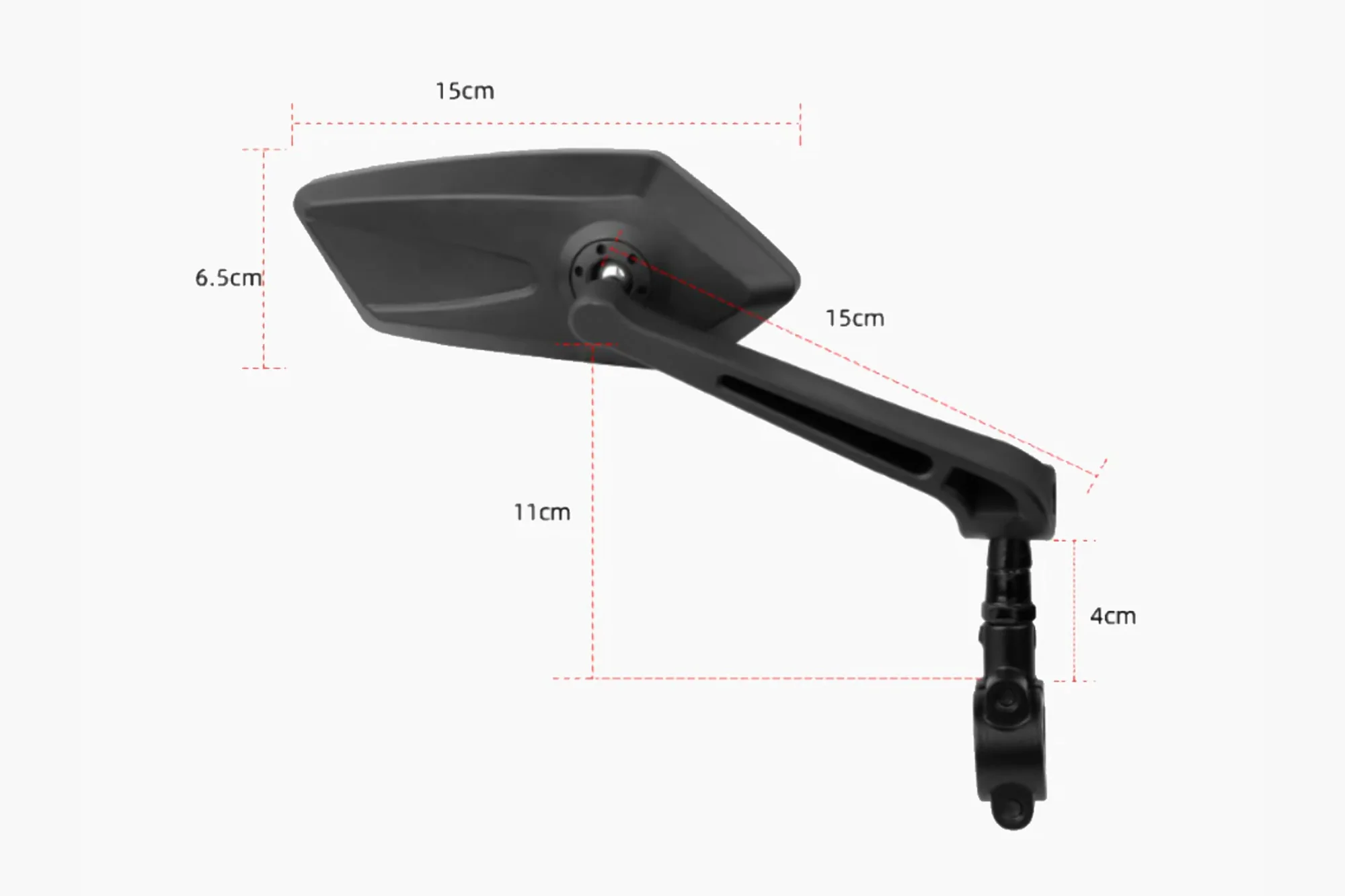 360° Lens Rotation Rearview Mirror for all e-bikes - Image 3