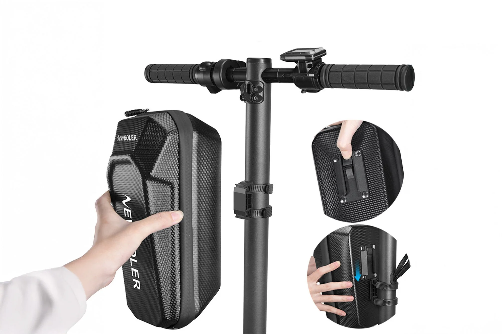 Quick Release Hard Shell Storage Bag for Glider E-Bike & Scooter - Image 10