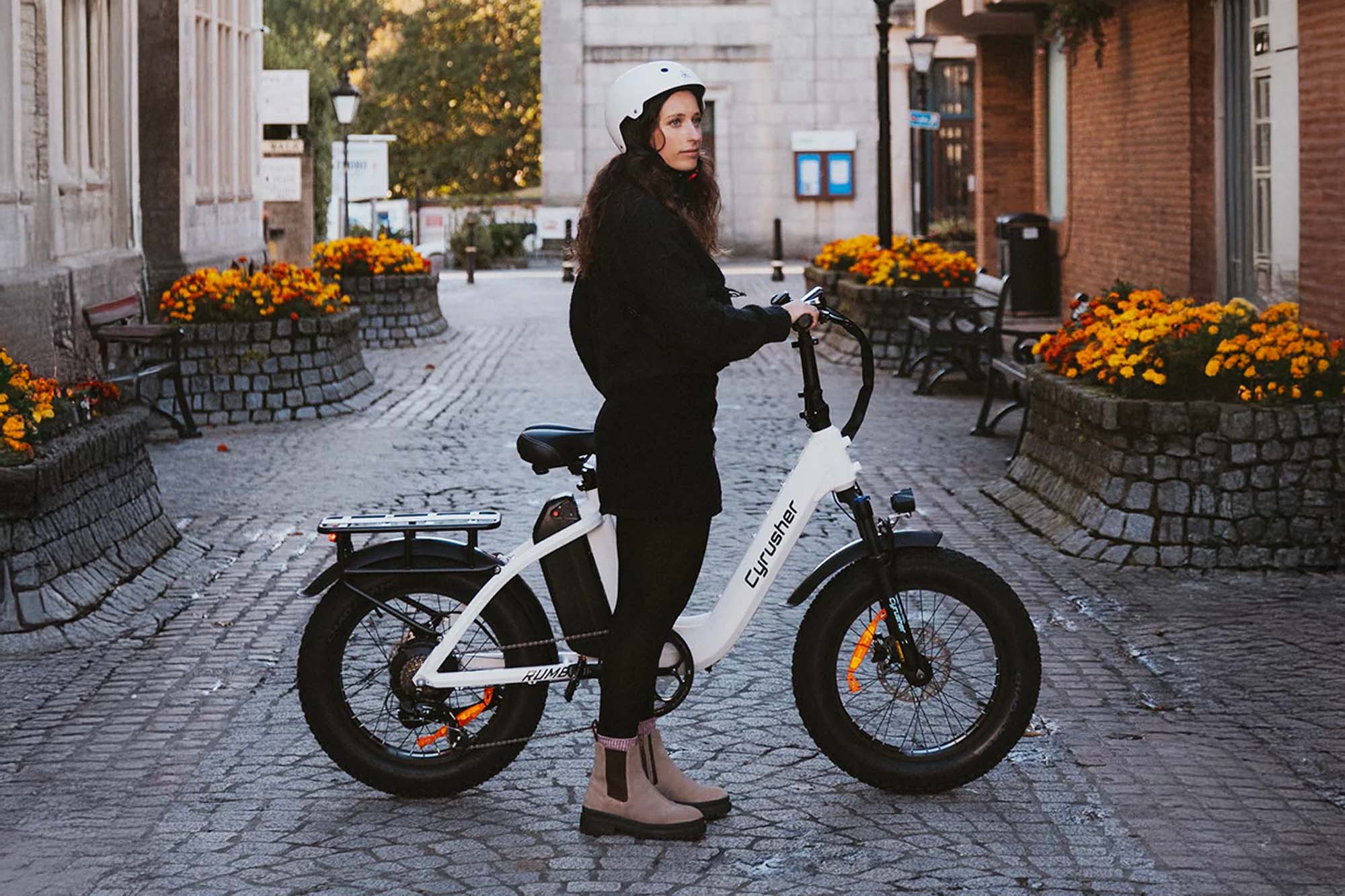 Cyrusher Rumble Step-Thru Fat Tire E-Bike - Image 7