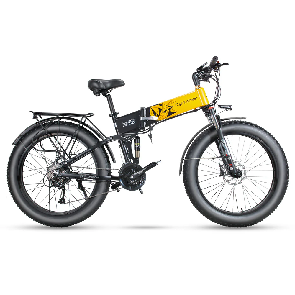 XF690 Maxs Folding Mountain Ebike | 750W 15Ah - Image 2