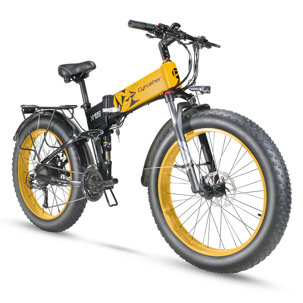 XF690 Maxs Folding Mountain Ebike | 750W 15Ah - Image 3